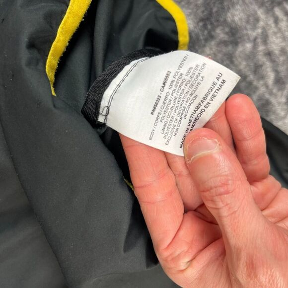 Nike Livestrong Women's 1/2 Zip Windbreaker Jacket Sz L Black Yellow Pullover - Picture 6 of 14